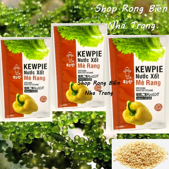 [Rẻ Vô Địch] Nước chấm sốt mè rang KEWPIE gói 15ml trộn salad