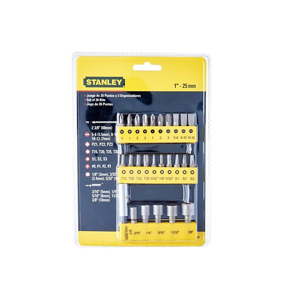 Mũi vặn vít 29 chi tiết STANLEY 68-071-23