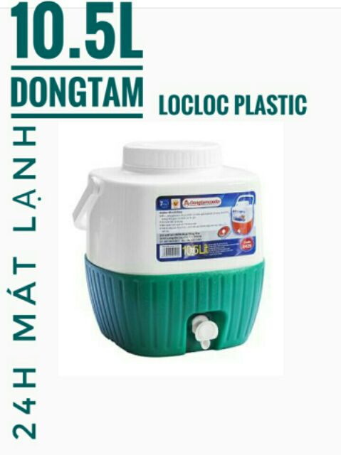 Thùng đá vòi 3l /10.5l vuông