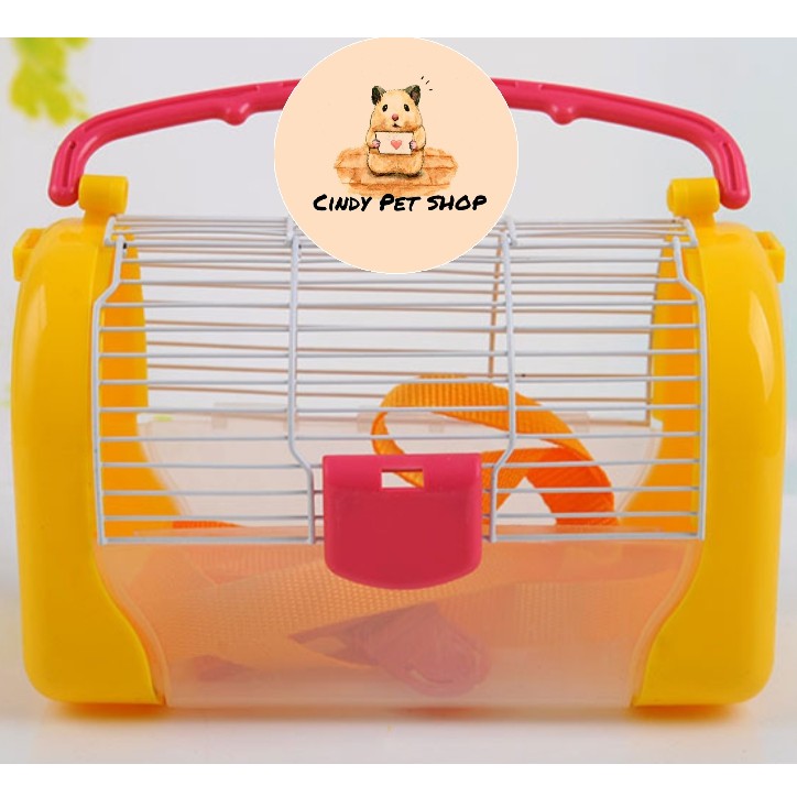 Lồng du lịch xách tay kèm dây đeo cho Hamster
