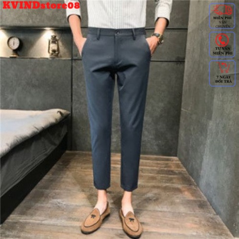 Quần Tây Âu Nam BIG SIZE Chất Cotton Co Giản 4 Chiều Cao Cấp Không Xù Lông , Phai Màu _KVIND-store08