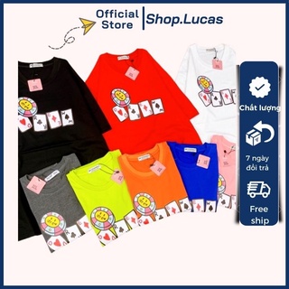 Áo Thun Nam Nữ Unisex Áo Phông vải cotton thoáng mát cổ tròn bigsize XXL 2XL shop.lucas