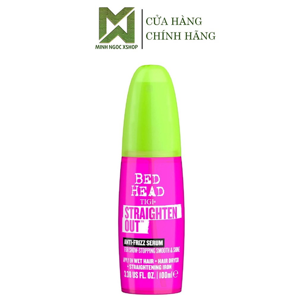 Serum dưỡng bóng mượt chống vênh xù Tigi Bed Head Straighten Out 100ML