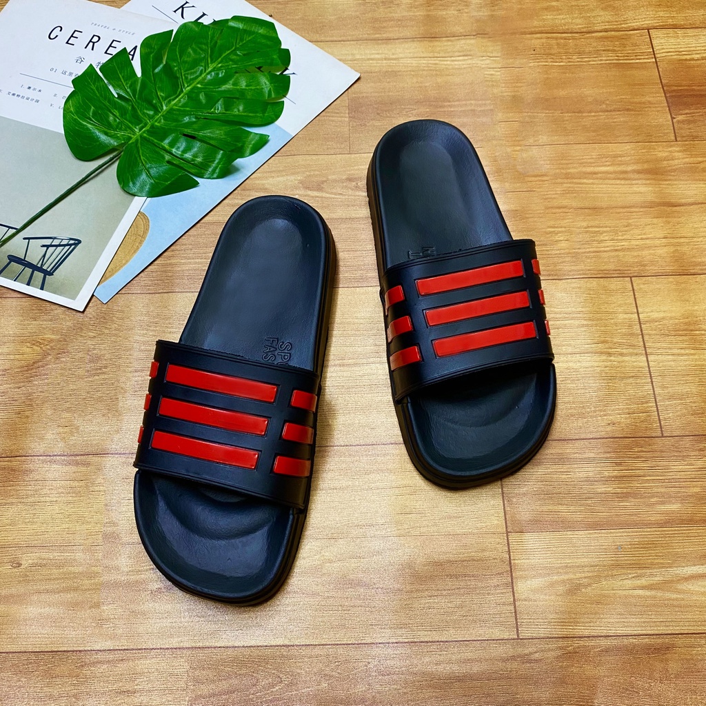 Dép quai ngang nam sọc ngang phối màu trẻ trung - TT311
