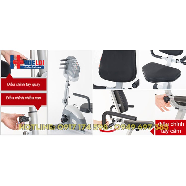 Máy đạp cao cấp tập phục hồi chức năng chân cho người tai biến