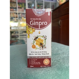 Xịt họng keo ong ginpro