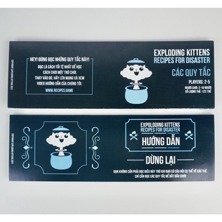 Bộ Exploding Kittens: Recipes for Disaster Việt Hóa - Công Thức cho thảm họa