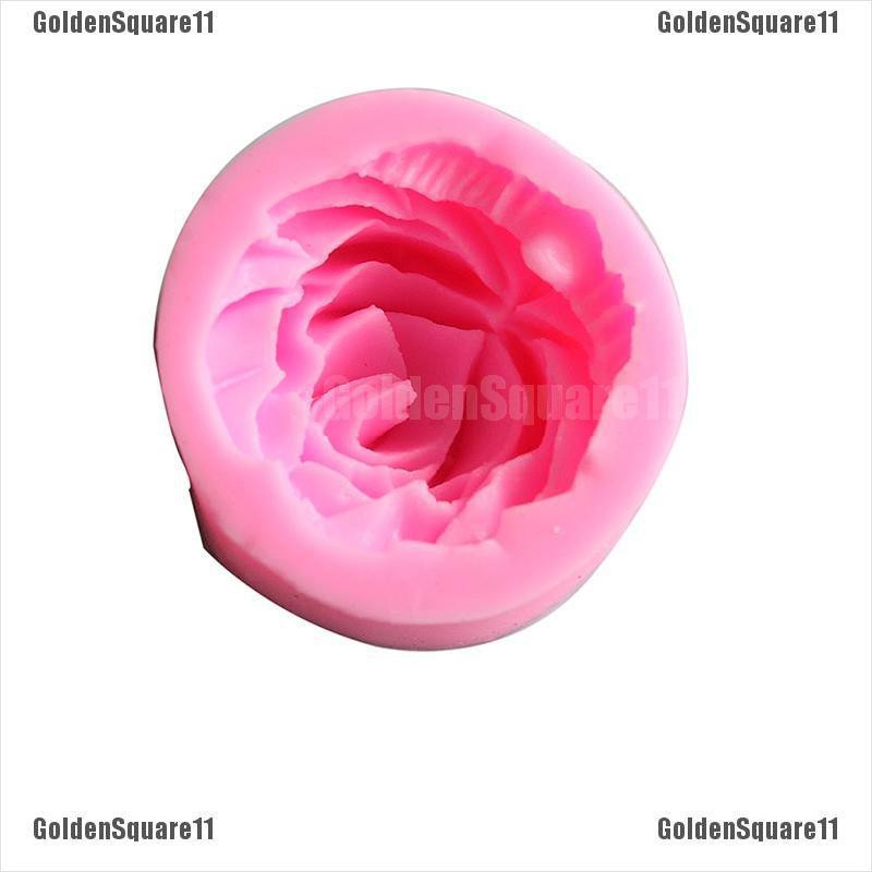 Khuôn Silicone Tạo Hình Hoa Hồng 3D Trang Trí Bánh