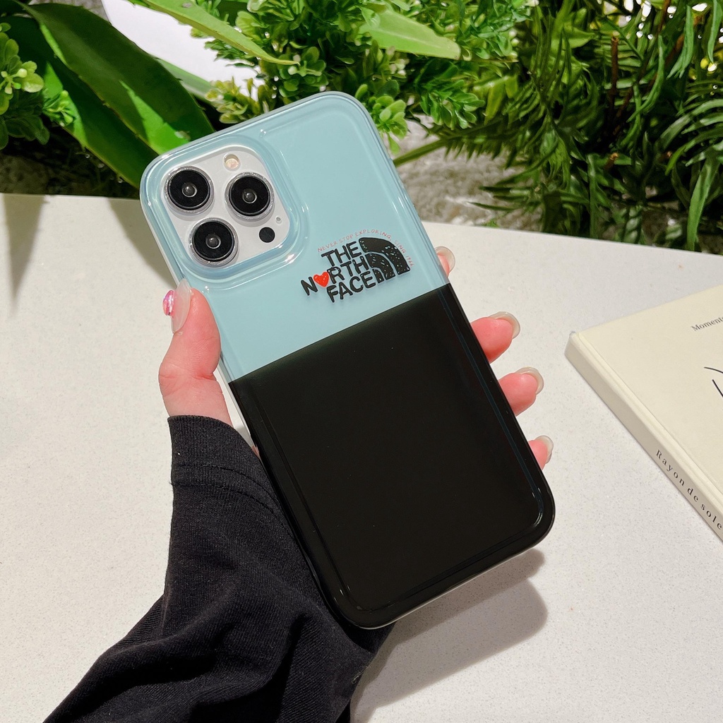 Ốp Điện Thoại In Logo the north face Sang Trọng Cho iphone 13 Pro Max i13 13pro 11 Pro Max i11 X XR Xs Max 7plus 8plus 12Pro 12 Pro Max