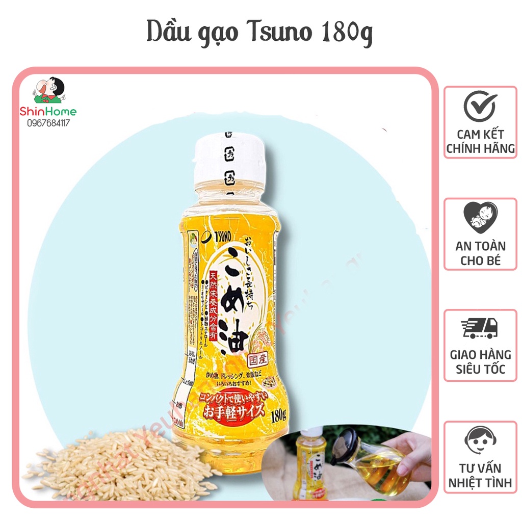 Dầu gạo Tsuno Nhật Bản cao cấp cho bé ăn dặm