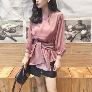 Áo nơ lụa ( kèm ảnh thật )