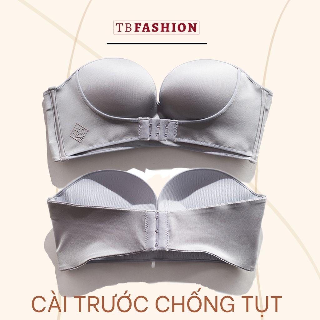 Áo Cúp Ngực Không Dây Tbfashion Áo Lót Cài Trước Đẩy Ngực Tạo Khe Mặc Váy Đầm Hở Trễ Vai Hàng Đẹp Cao Cấp As052