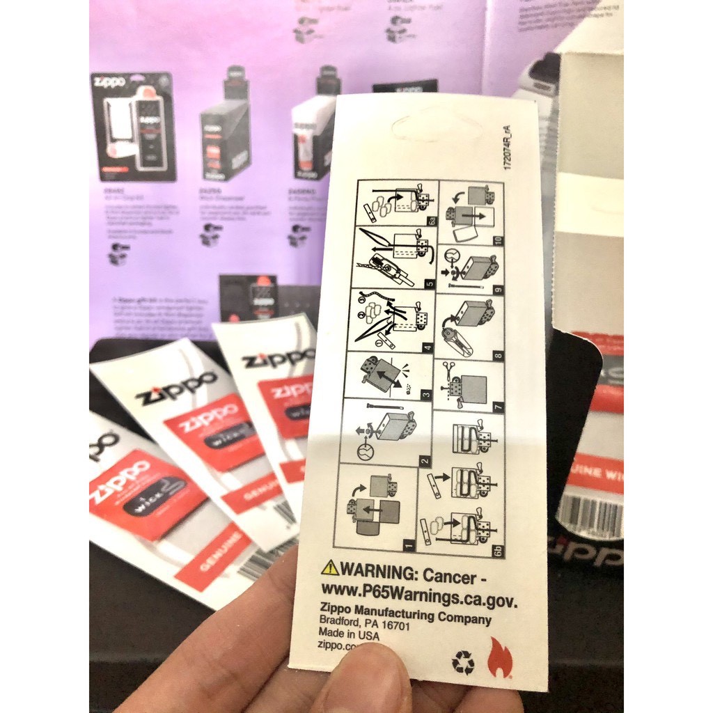 Bấc Zippo chính hãng