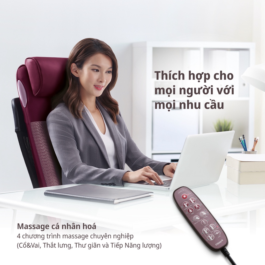 OSIM Tựa massage lưng uJolly 2