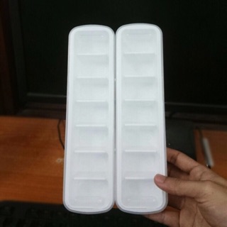 Khay làm đá có nắp đậy , Làm khay trữ thức ăn dặm cho bé