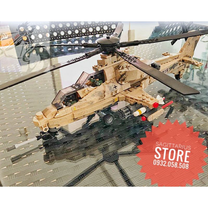 LEGO XingBao XB-06025 Lắp Ráp Máy Bay WZ10 Helicopter