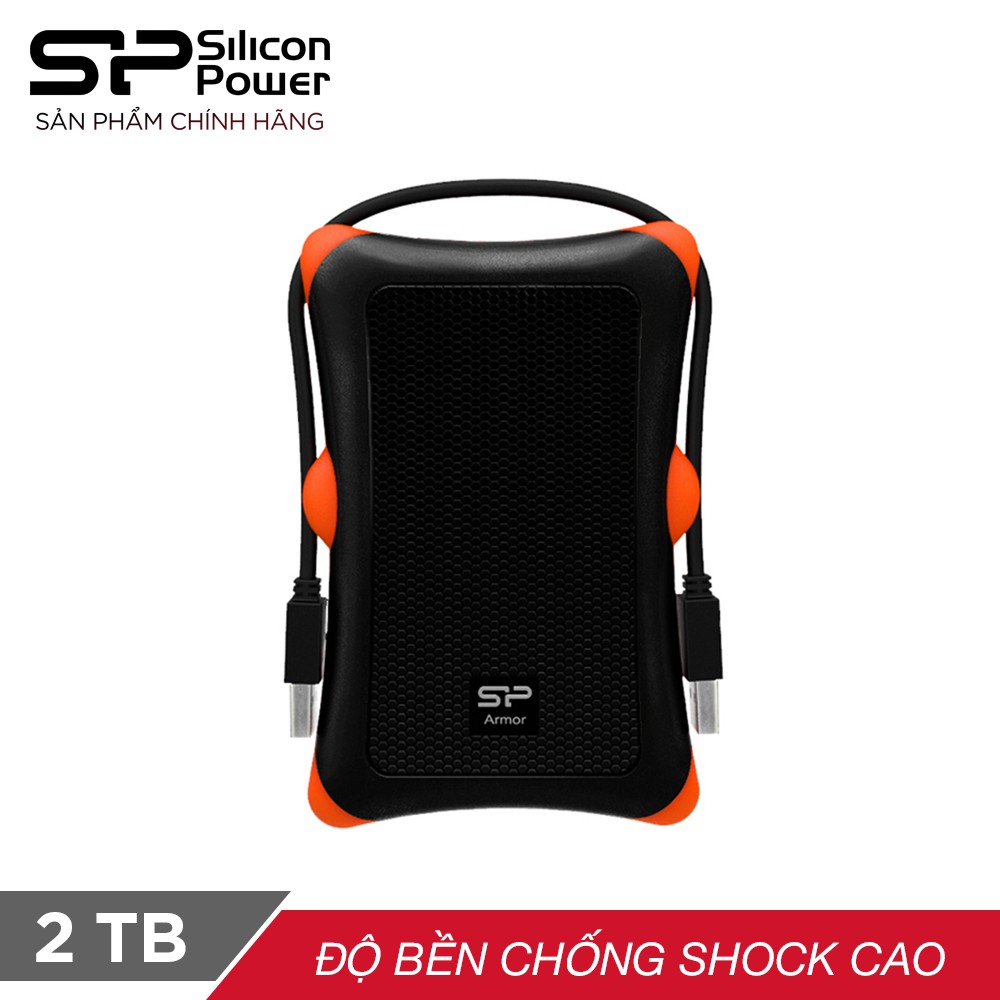 Ổ cứng di động chống shock 2TB / USB 3.1 Silicon Power Armor A30 - | BigBuy360 - bigbuy360.vn