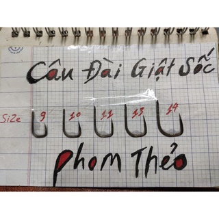 Phom Thẻo. Lưỡi Câu Đài. Lưỡi Dựa. Giật Sốc. Thép C70. Siêu Cứng. Túi 5 cái