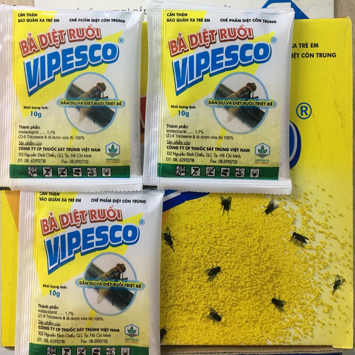 Bả đặc trị Ruồi Vipesco 10gr/gói