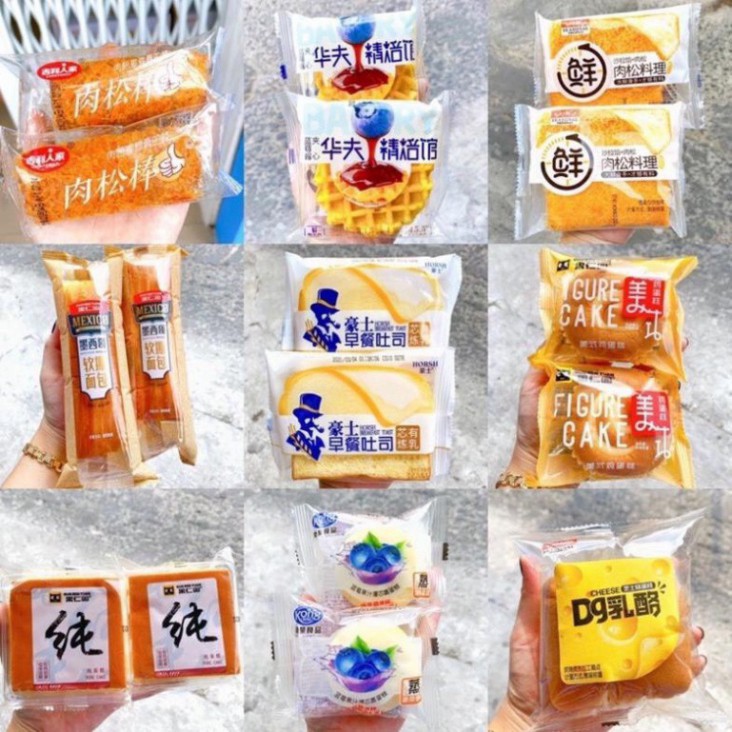 bánh mix vị đài loan,canh sale siêu thị ăn vặt mẹ ốc