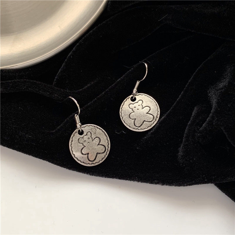 Khuyên Tai Hình Gấu Xinh Xắn Theo Phong Cách Hàn Quốc