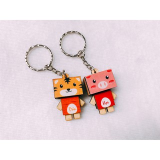 Combo 100 móc khóa danbo con giáp