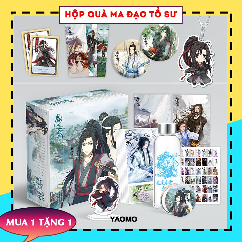 Hộp Quà Thiên Quan Tứ Phúc HQTQTP-A1 (bình nước, standee, postcard ...) giftbox manga anime đam mỹ | BigBuy360 - bigbuy360.vn