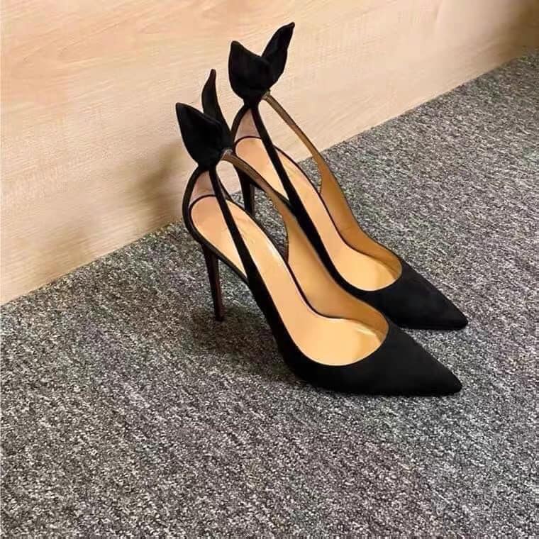 Guốc nơ gót nữ sz 34