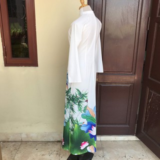 Áo Dài May Sẵn Vải Lụa Đẹp