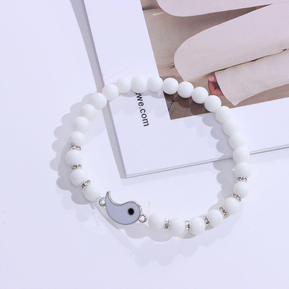 Vòng Tay Hạt Âm Dương Thời Trang Cho Cặp Đôi