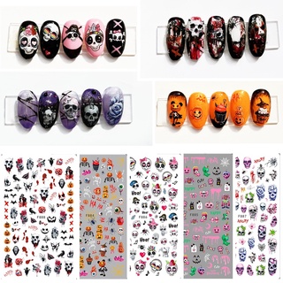Mới Sticker Dán Móng Hoạ Tiết Halloween