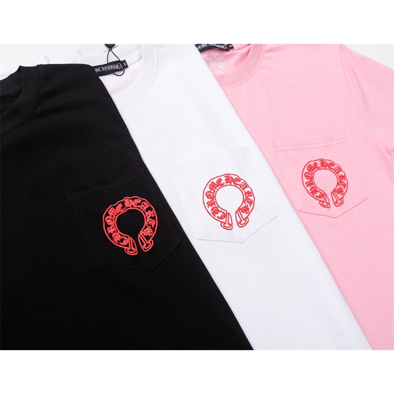 Áo Thun NgắN Tay In Chữ Chrome Hearts ThờI Trang Cho Nam Và Nữ