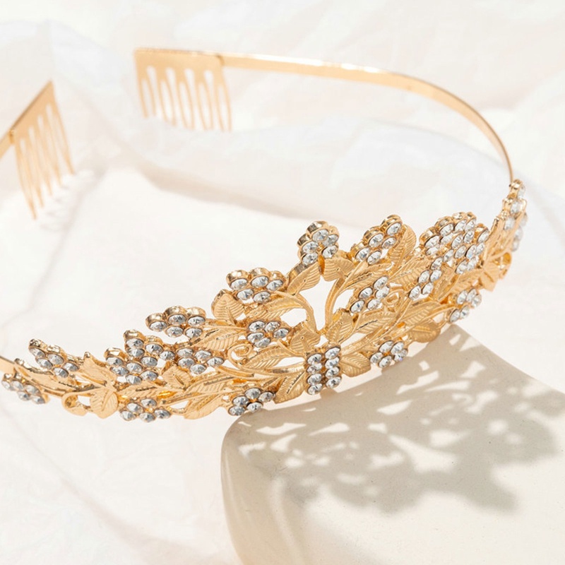 Vương Miện Cài Tóc Phong Cách Vintage Cho Cô Dâu