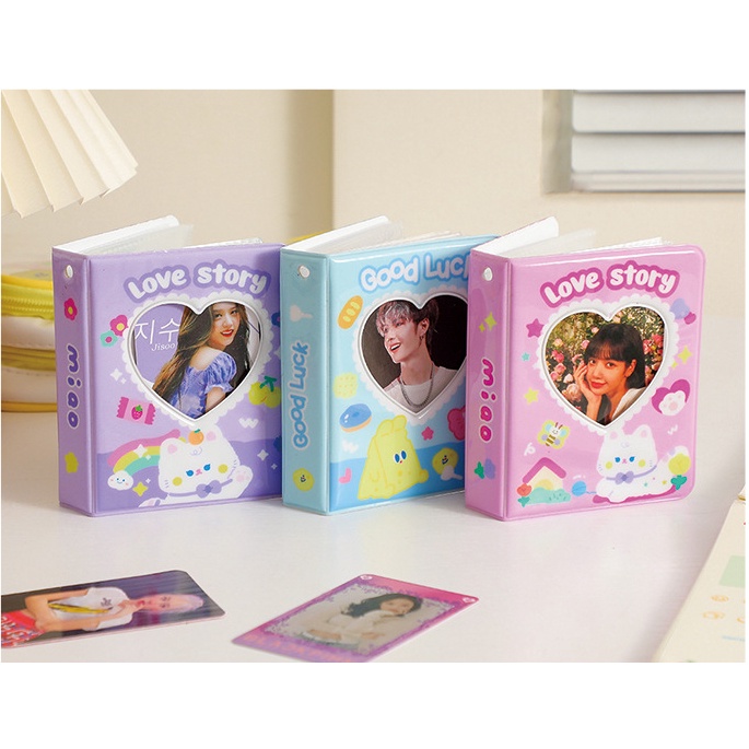 Album Đựng Ảnh 40 Ngăn 3 Inch Màu Macaron