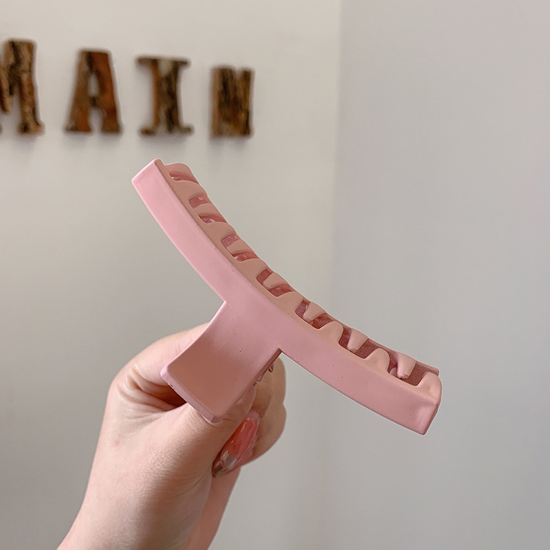 Kẹp Tóc Càng Cua Cỡ Lớn Màu Trơn Thời Trang Cho Nữ