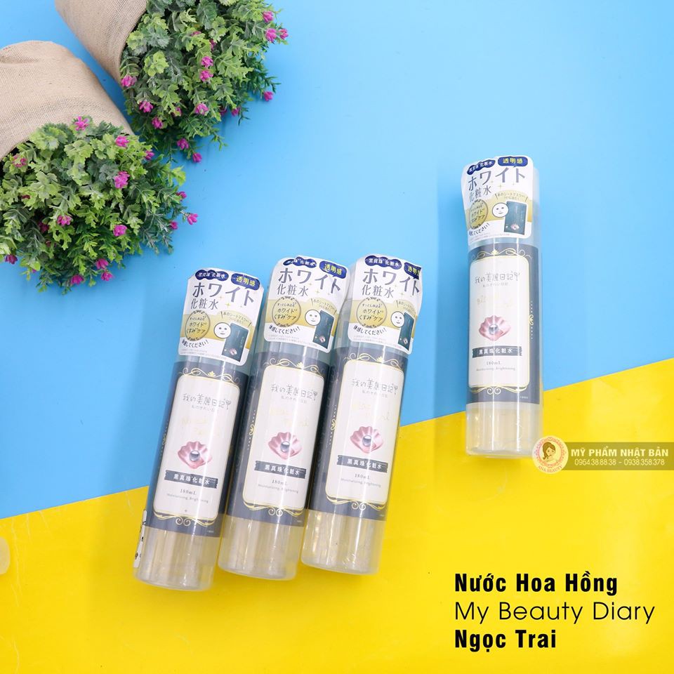 HOA HỒNG BEAUTY DIARY NGỌC TRAI ĐEN CHỐNG LÃO HÓA & LÀM TRẮNG DA