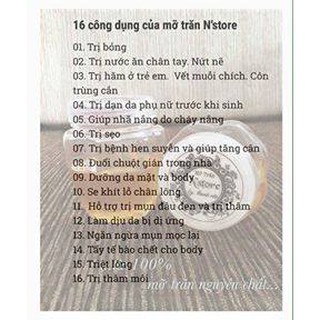 Mỡ Trăn N'store nguyên chất