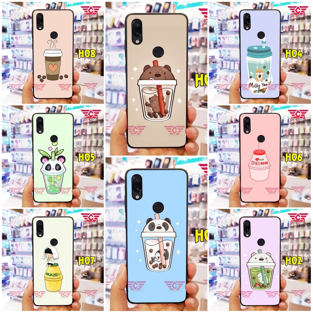 Ốp lưng XIAOMI Redmi NOTE 7 - Redmi 7 - REDMI NOTE 7 PRO trà sữa dễ thương