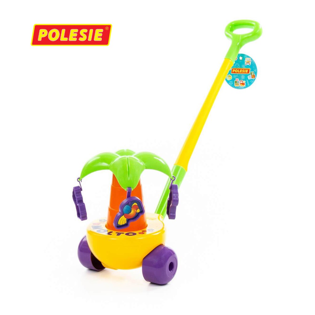 Đồ Chơi Xe Đẩy Cây Cọ Giúp Bé Thích Thú Tập Đi, Nhựa Nguyên Sinh Nhập Khẩu Châu Âu CHÍNH HÃNG POLESIE 7918