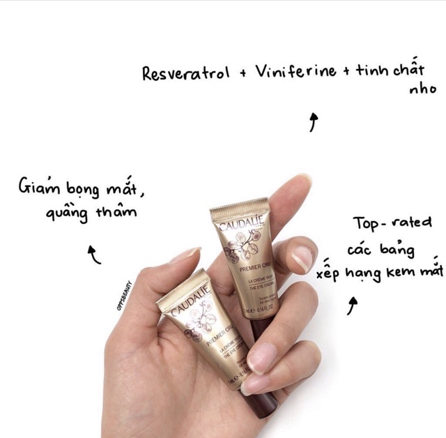 Set dưỡng da trắng sáng và chống lão hoá Caudalie Premier Cru