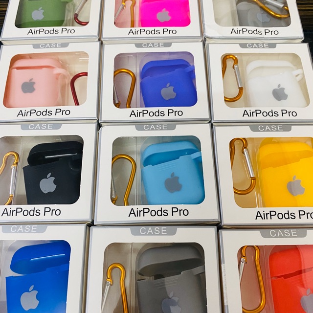 Vỏ tai nghe airpods silicon in táo thời trang