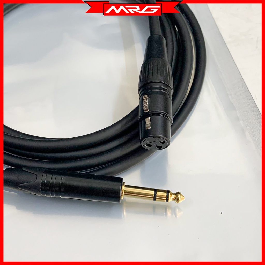 Dây balance XLR-female to TRS 1/4inch 6.35mm