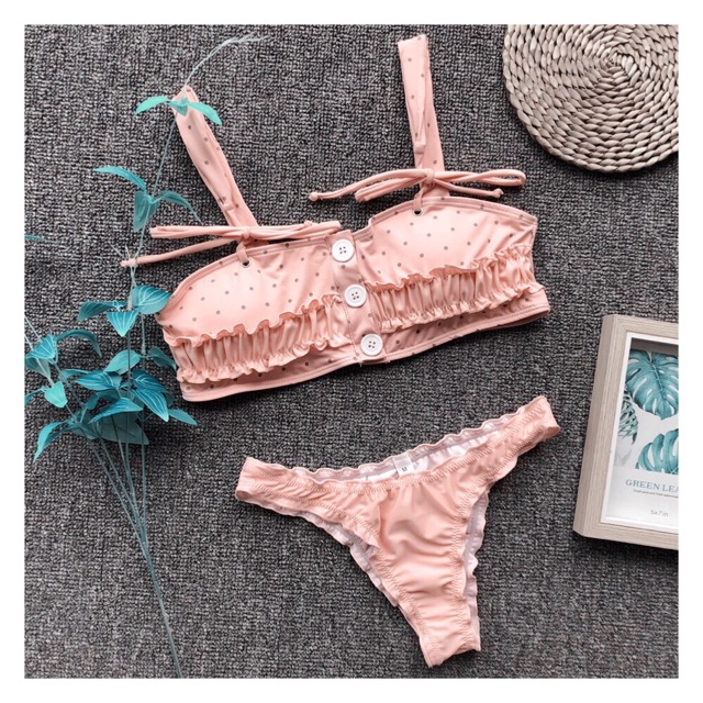 BIKINI 2 mảnh sexy họa tiết cherry/chấm bi