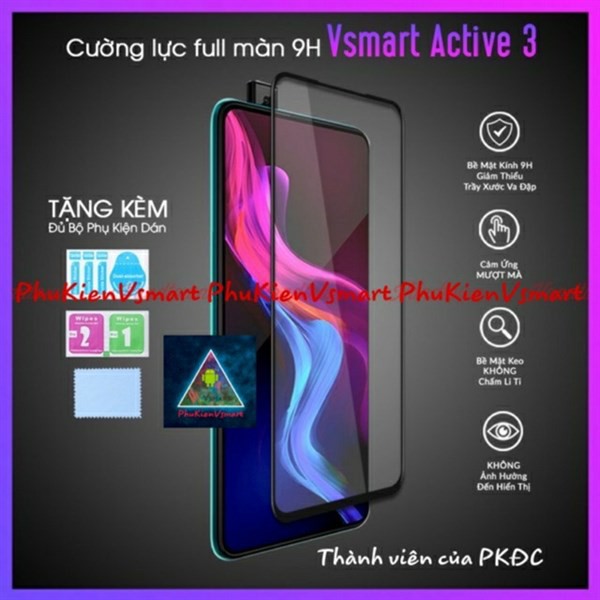 Kính cường lực 9H Vsmart Active 3