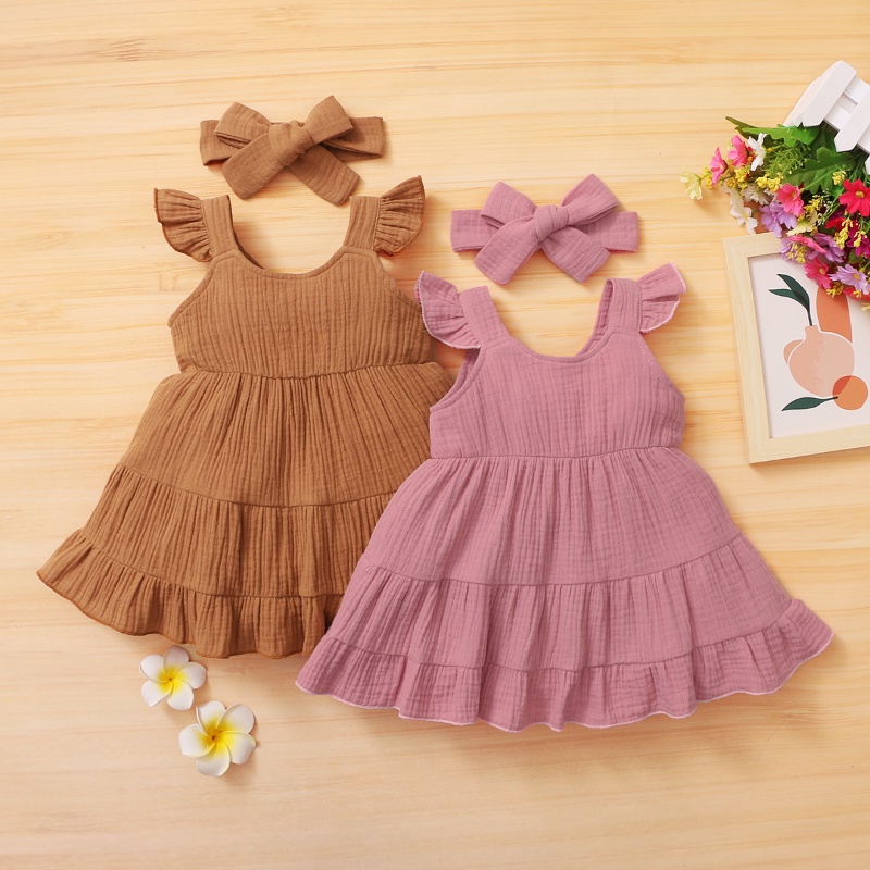 Váy Cho Bé Kiểu Dáng Hàn Quốc Chân Váy Xốp Cực Mát Cho Bé Gái Size Từ 1 - 4 Tuổi