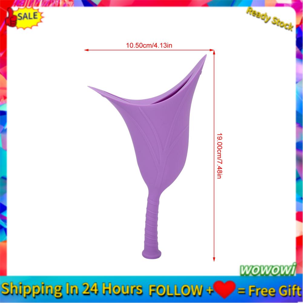 Phễu đi vệ sinh khẩn cấp silicone dẻo gấp lại được tiện lợi dành cho nữ