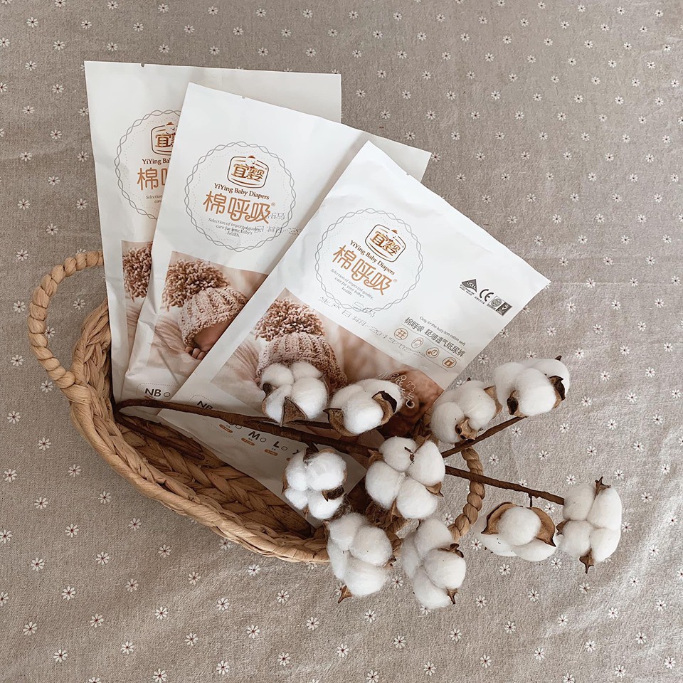 Bỉm Yiying xuất Âu dán/quần S72/M60/L52/XL44/XXL40/XXXL36........