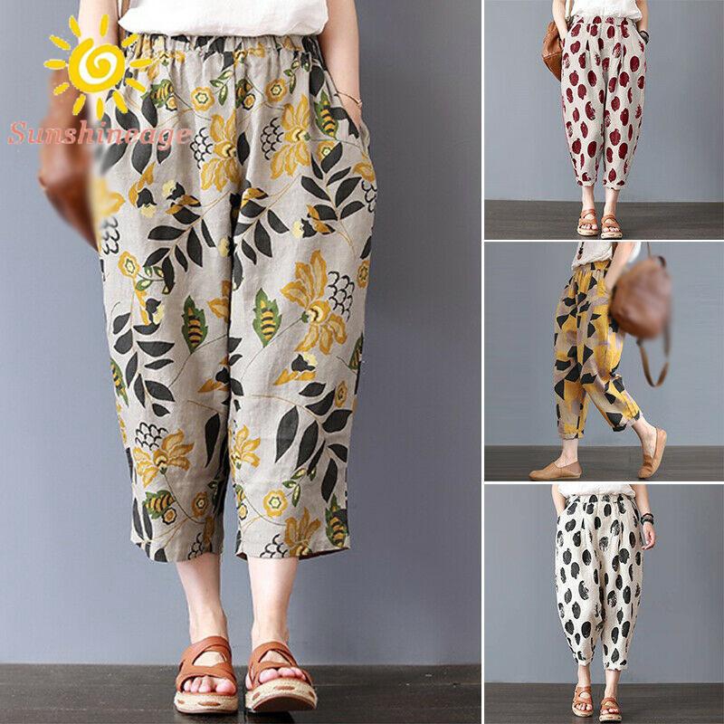 Quần dài ống rộng lưng thun phong cách năng động trẻ trung dành cho nữ | BigBuy360 - bigbuy360.vn