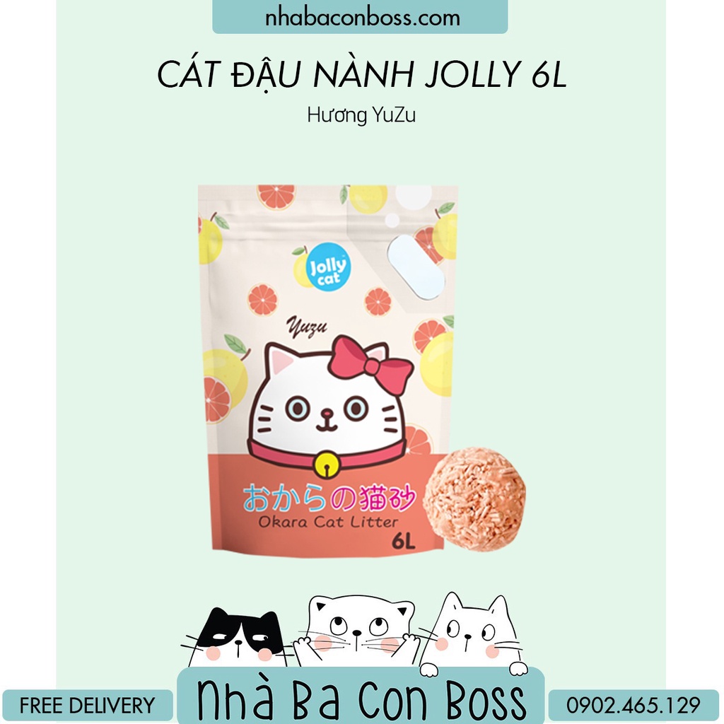 Cát Vệ Sinh Cho Mèo Jolly Bao 6L