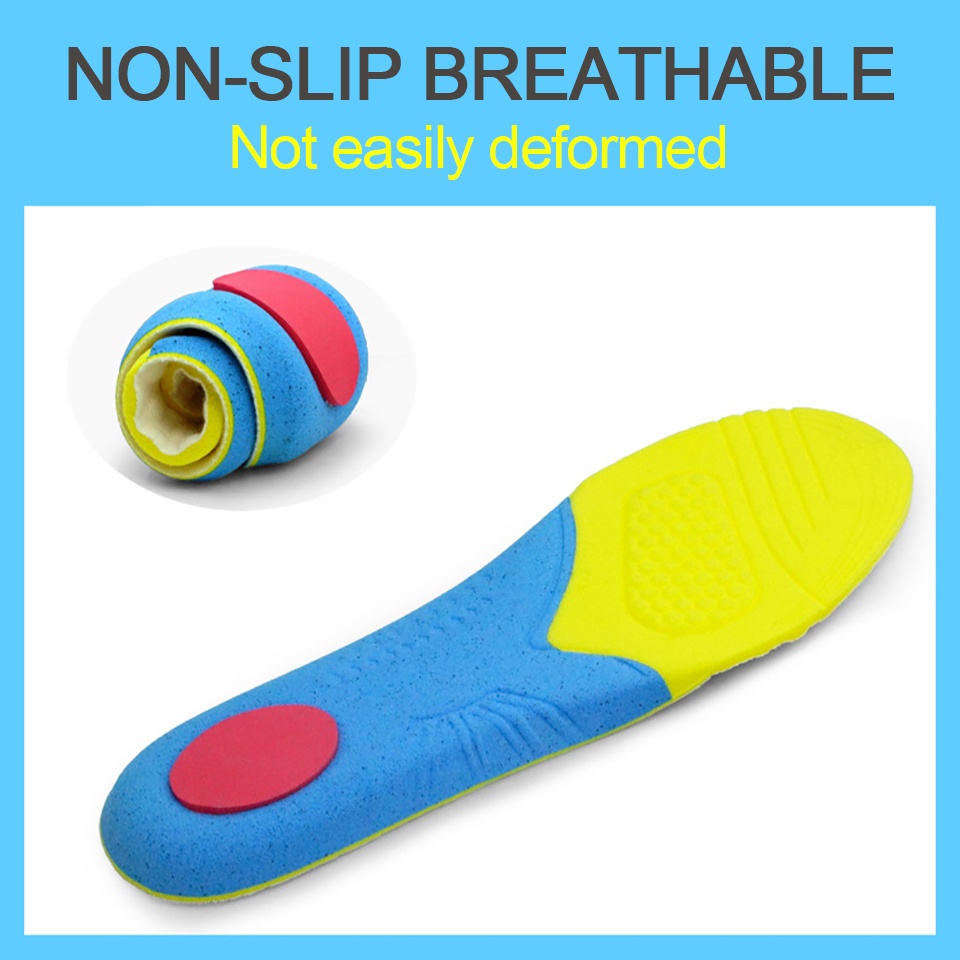 Miếng Lót Giày Thể Thao 4D Thoáng Khí Khử Mùi Thấm Hút Mồ Hôi Cao